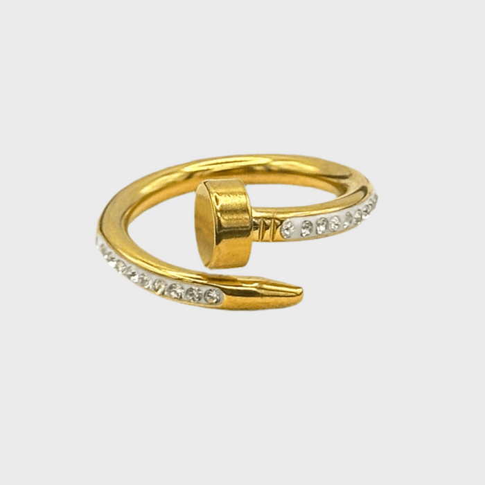 Laura glänzender Ring | Edestahl