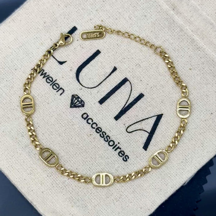 Zara Armband | Edestahl